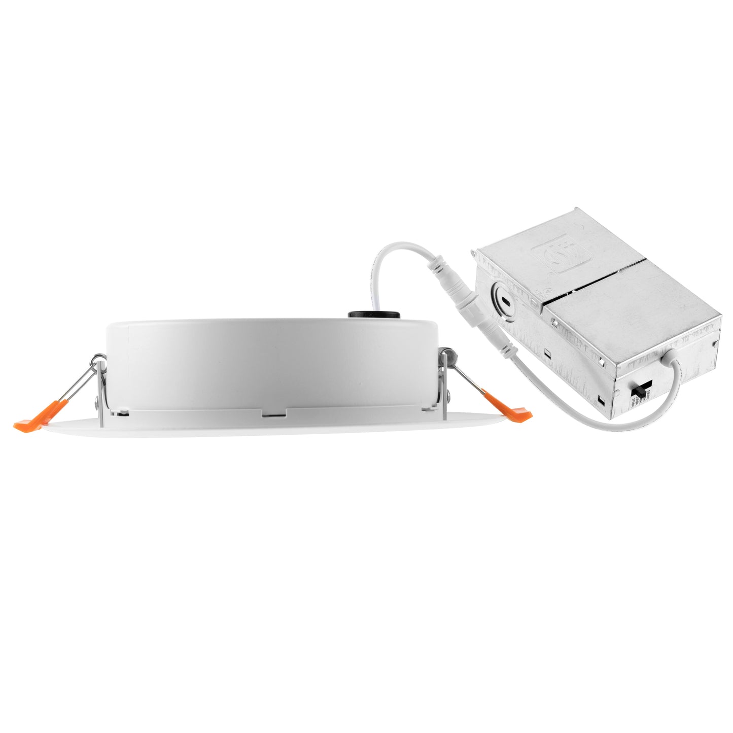ASD Lighting LED Round Recessed Mini Panel Gimbal Airtight 3" 6W 120V Dimmable CCT Selectable 2700/3000/3500/4000/5000K White UL 6pack