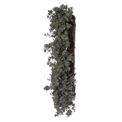 Vickerman 30" Artificial Green Gray Eucalyptus Wreath