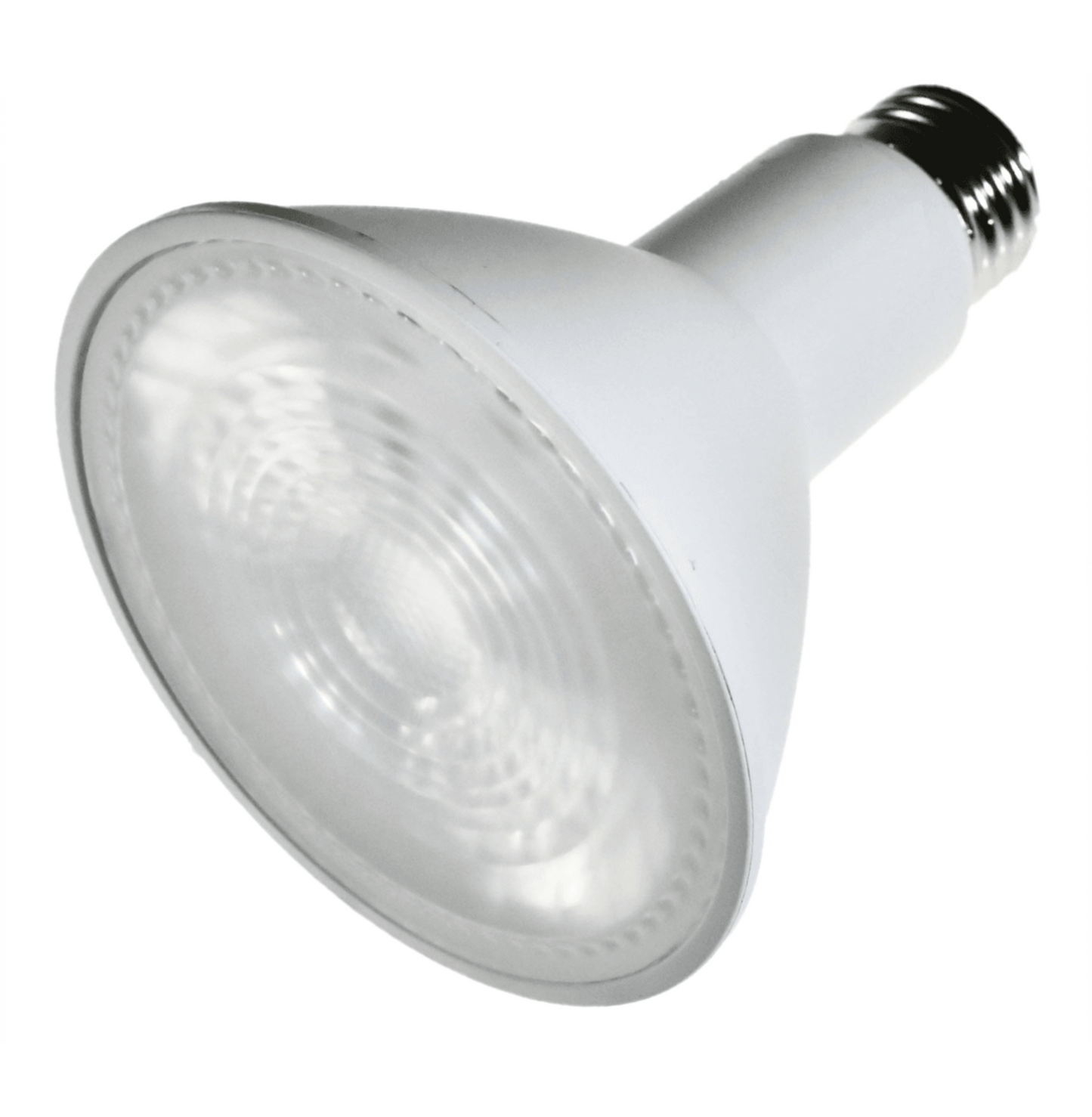 Damar PAR30 LED Long Neck Flood Light Bulb 8W 800 Lumen E26 Medium Base 3000K Soft White Ideal for Track & Recessed Spot Light Bulbs 120V 25° Beam Angle White Finish Pack of 3