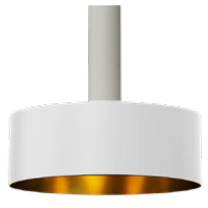 Westgate Cmc2 14In Pan Shade, White/Gold, Commercial Indoor Lighting, White+Golden Finish