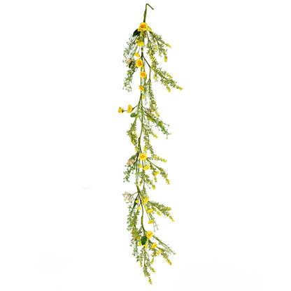 Vickerman 5' Artificial Yellow Sunflower Garland.