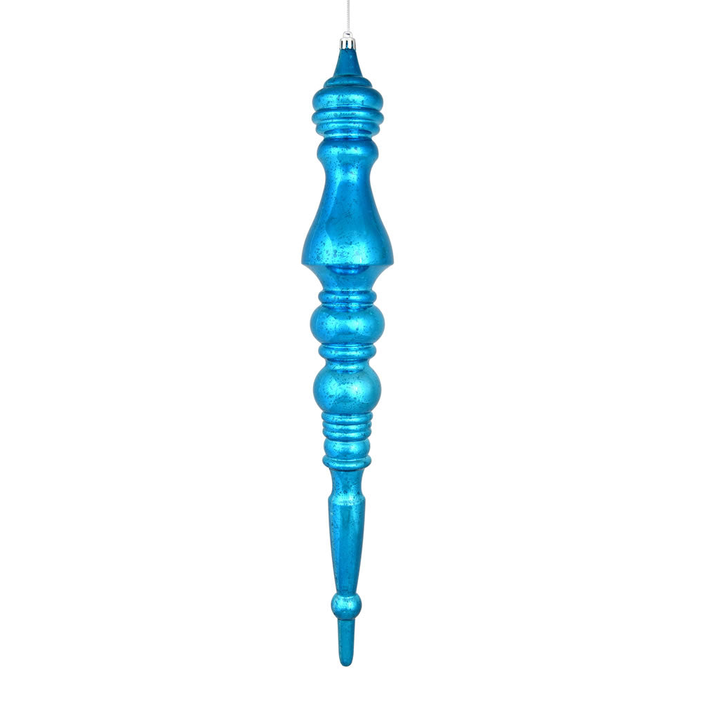 Vickerman 20" Turquoise Mercury Finial