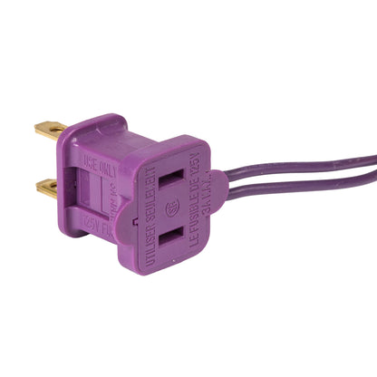 Vickerman 35 LED Purple Dura-Lit Light on Purple Wire, 26' Christmas Light Strand