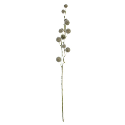 Vickerman 31" Artificial Green Pom Pom Spray. Includes 3 sprays per pack.