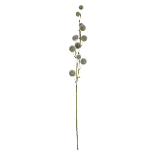 Vickerman 31" Artificial Green Pom Pom Spray. Includes 3 sprays per pack.