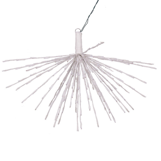 Vickerman 240Lt x 32" White Starburst Warm White 5mm Twinkle LED Lights.