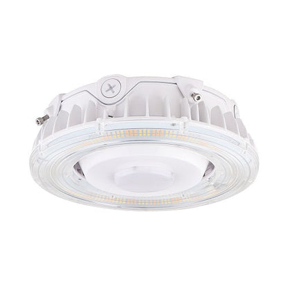 Euri Lighting ECR-100W103s Commercial LED 100-Watt Round Canopy Light 3 Color Selectable Waterproof IP65 Protection Dimmable
