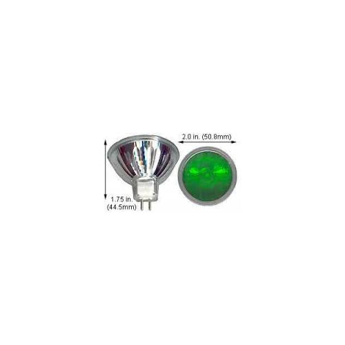 DAMAR 03297D MR16 FLOOD GREEN QUARTZ HALOGEN BULBS BAB/CG/GREEN NIB
