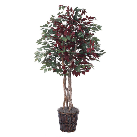 Vickerman 6' Artificial Capensia Executive Rattan Basket.