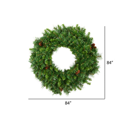 Vickerman 84" Cheyenne Pine Artificial Christmas Wreath Unlit