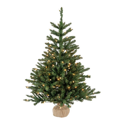 Vickerman 42" Anoka Pine Artificial Christmas Tree Clear Dura-lit Lights