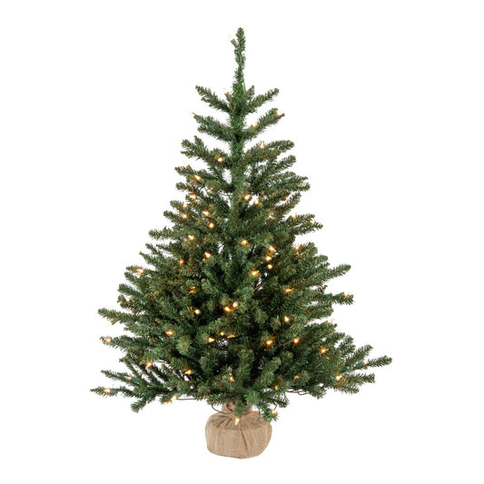 Vickerman 42" Anoka Pine Artificial Christmas Tree Clear Dura-lit Lights