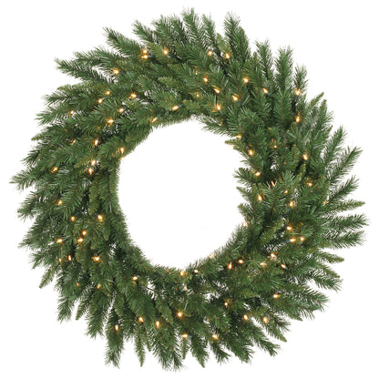 Vickerman 48" Imperial Pine Artificial Christmas Wreath, Warm White LED Mini Lights