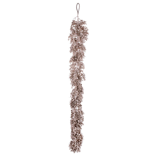 Vickerman 59" Taupe Artificial Eucalyptus Garland.