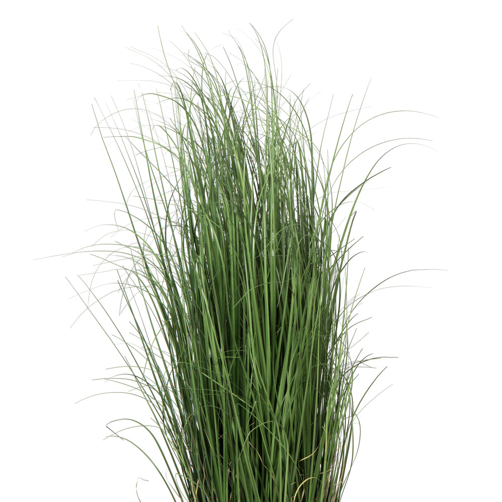 Vickerman 48" Artificial Potted Green Curled Grass.