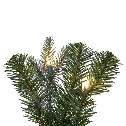 Vickerman 9' x 14" Douglas Fir Artificial Pre-Lit Garland with Dura-Lit® Warm White LED Mini Lights.