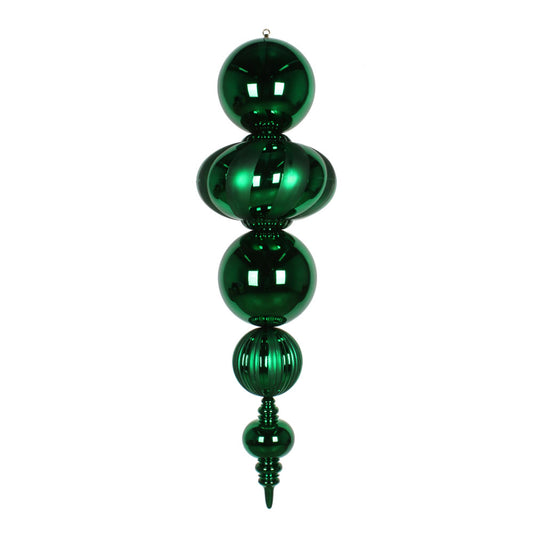 Vickerman 54" Green Shiny and Matte Finial Ornament