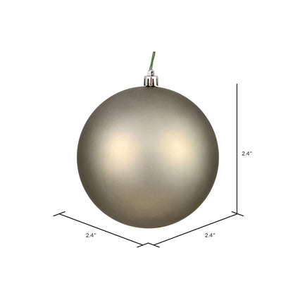Vickerman 2.4" Wrought Iron Matte Ball UV 24/Bag