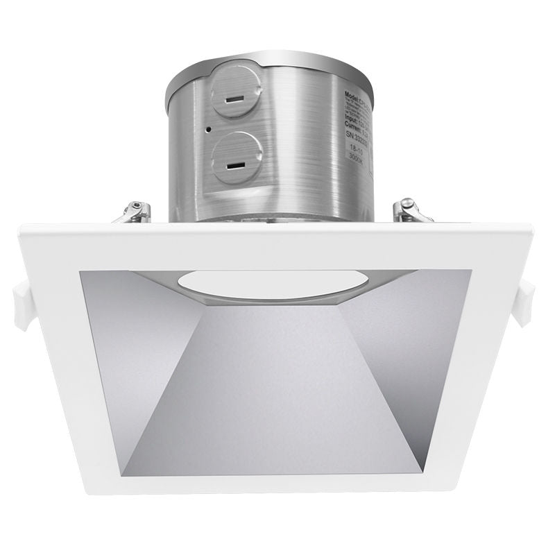 Westgate LED Commercial Recessed Light, Commercial Indoor Lighting, 10W/15W/20W, 80 Lumens/W, 30K/35K/40K, Haze Finish Finish, 0~10V Dimmable