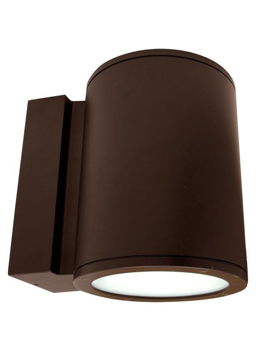 Westgate 8In Wall Cyl. Down Light 40W 30K/40K/50K 0-10V - Bronze, Outdoor Lighting, 40W, 3200 Lumens, 3000K/4000K/5000K, Bronze Finish, 0~10V Dimmable