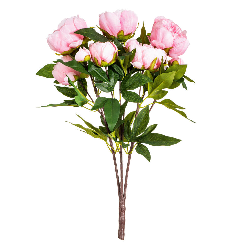 Vickerman 23" Artificial Brush Pink Peony Spray.