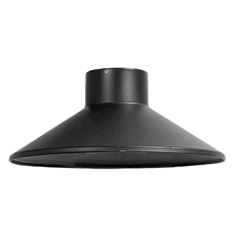 Westgate Model 22 Aluminum Path Light Cap, Black, Landscape Lighting, Bk Finish