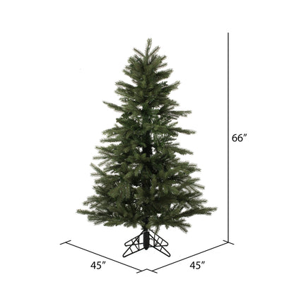 Vickerman 5.5' x 45" Balsam Spruce Artificial Christmas Tree Clear Dura-lit Lights