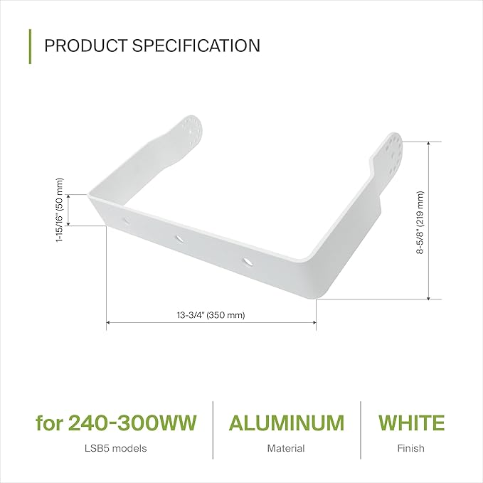 ASD Lighting Floodlight Mounting Bracket 240-300W White