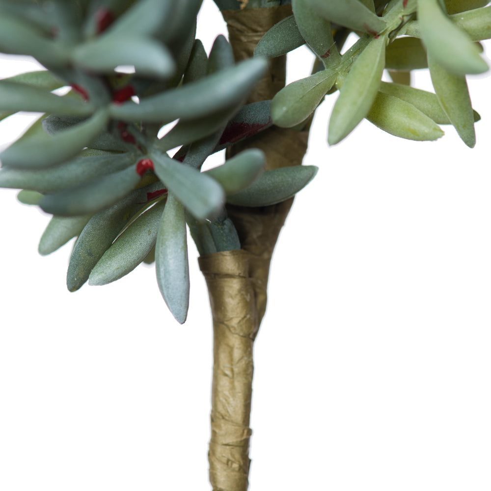 Vickerman 8" Artificial Green and Red Sedum Pick Set of 3
