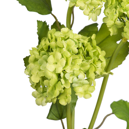 Vickerman 23.5'' Artificial Green Ball Flower Spray. Includes 2 sprays per pack.