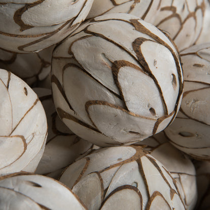 Vickerman Natural Botanicals 2.4" Sola Chips Ball. Includes 50 pieces per Pack.