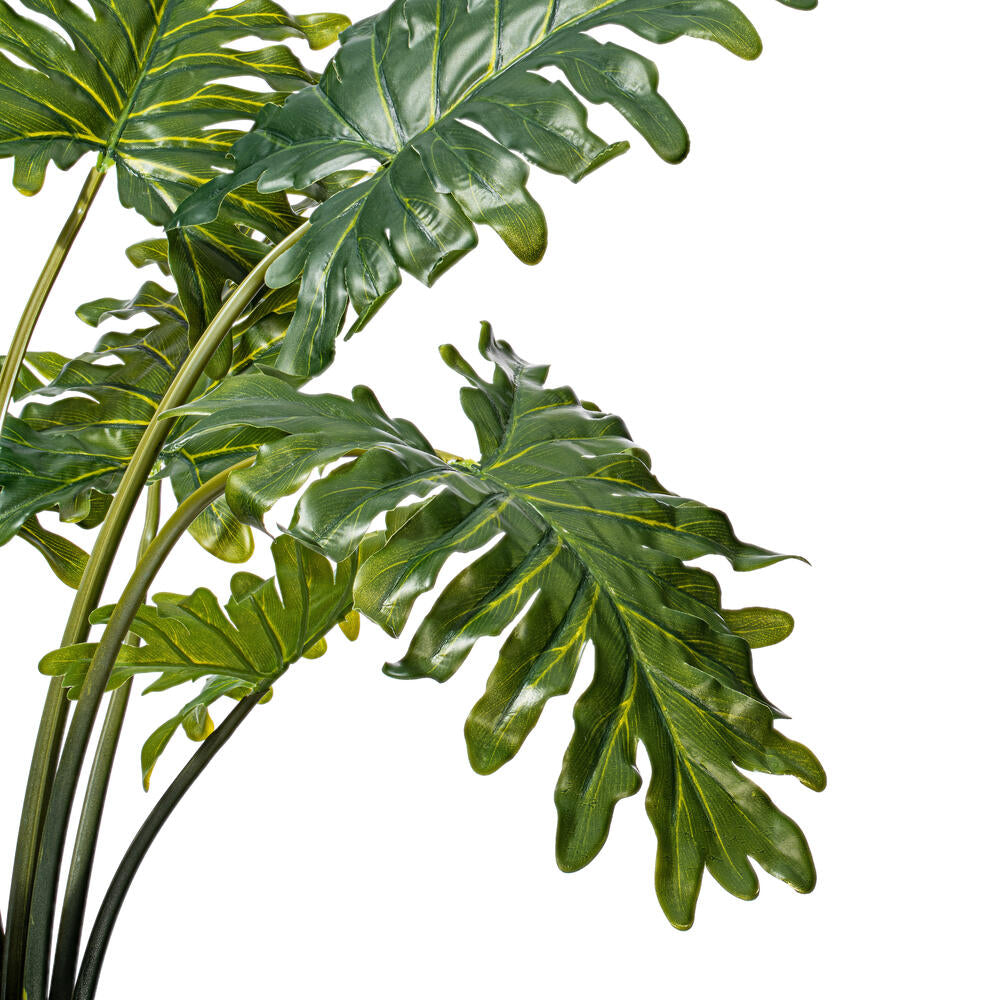 Vickerman 25" Artificial Potted Grand Philodendron Bush.