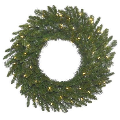 Vickerman 30" Durango Spruce Artificial Christmas Wreath Warm White Dura-lit LED Lights