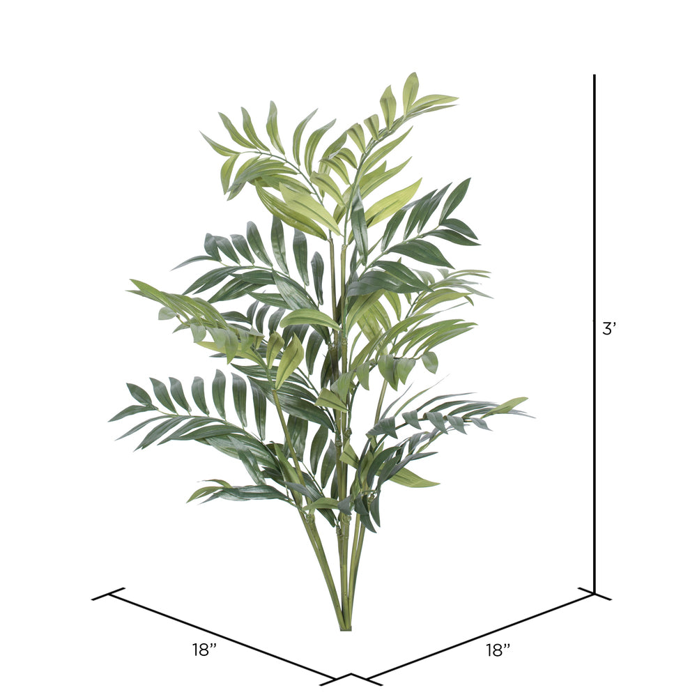Vickerman 3' Artificial Green Parlour Palm.