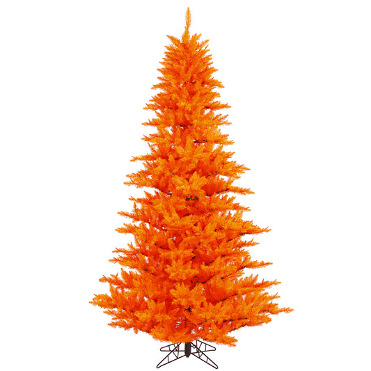 Vickerman 9' Orange Fir Artificial Christmas Tree Unlit