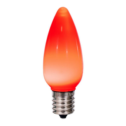 Vickerman C9 Ceramic LED Red Bulb package of 25