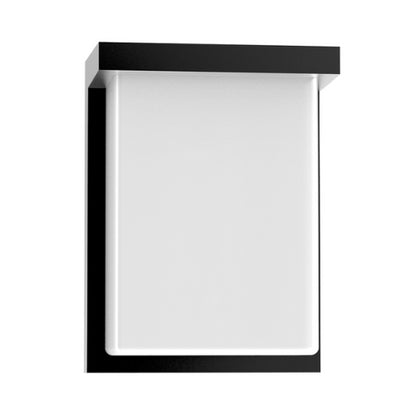 Euri Lighting EOL-WL60BK-1100ESW Residential LED 12/14/16 Watt Outdoor Rectangle Wall Light Dual 3 Color and 3 Wattage Selectable Waterproof