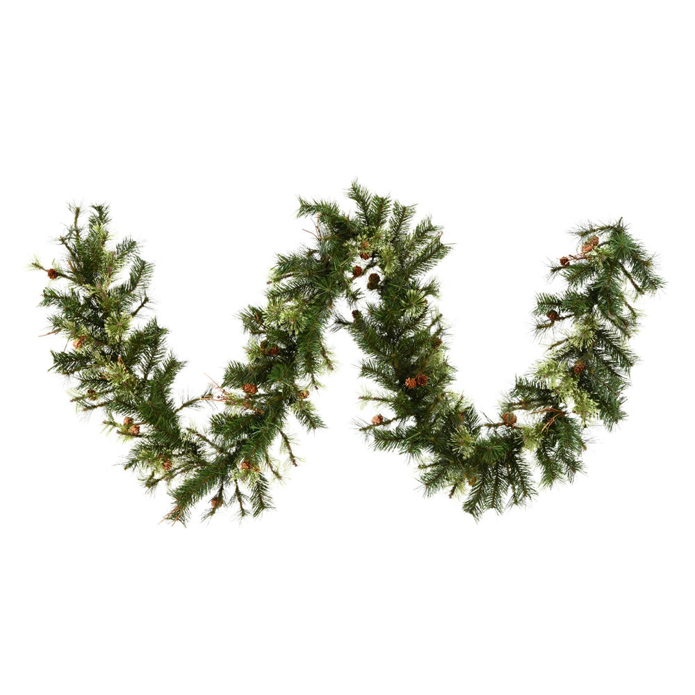Vickerman 9' Mixed Country Pine Artificial Christmas Garland Unlit