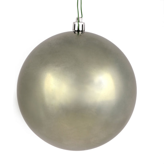 Vickerman 4.75" Wrought Iron Shiny Ball Ornament 4 per Bag