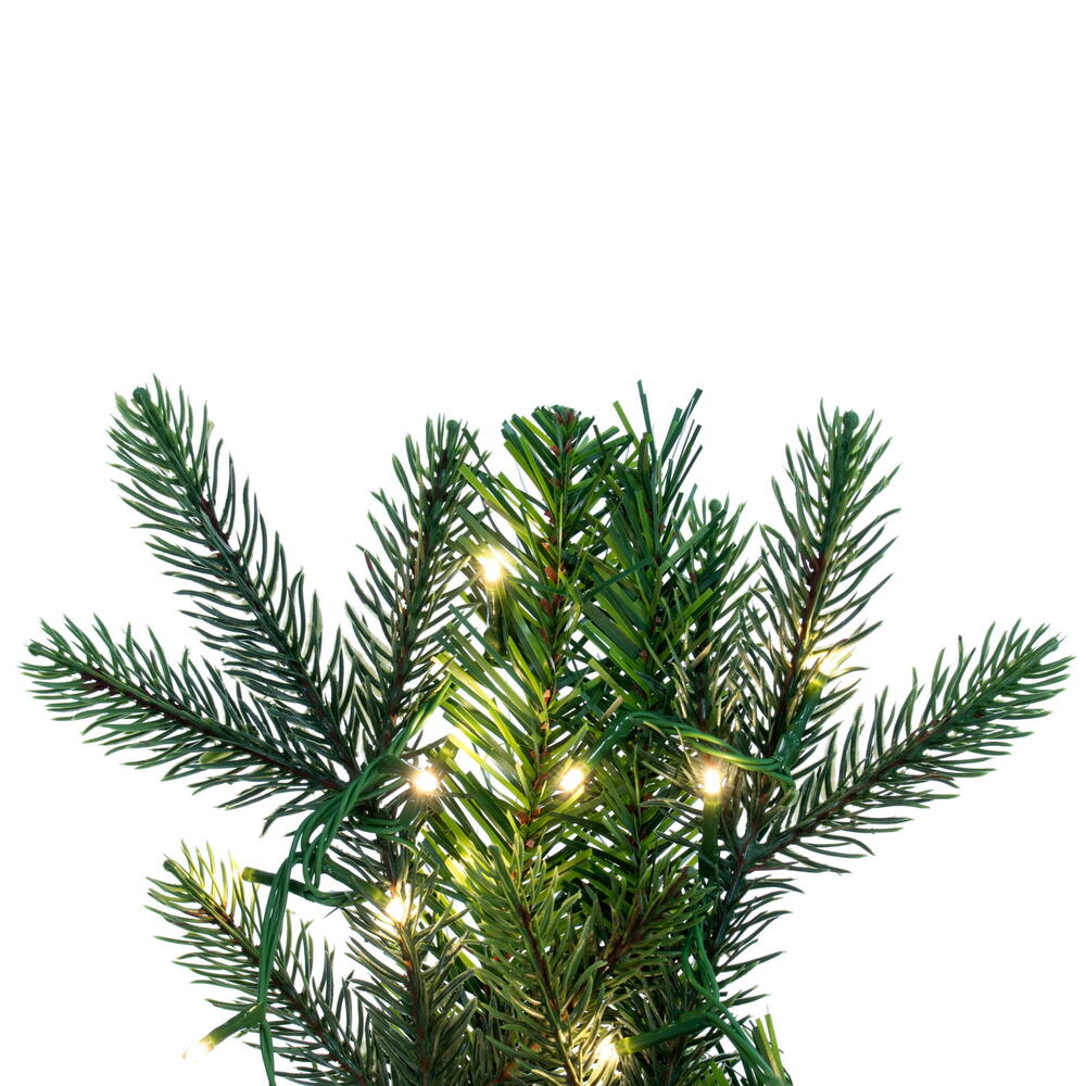 Vickerman 9' x 14" Douglas Fir Artificial Pre-Lit Garland with Warm White LED Lights.