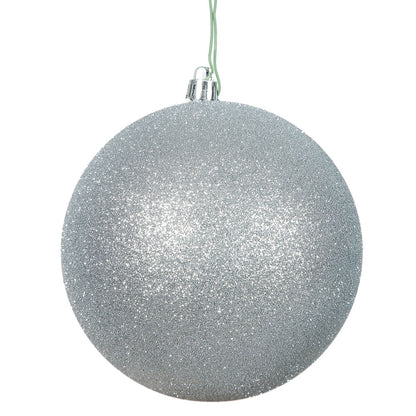 Vickerman 2.75" Silver Glitter Ball Ornament 12 per Bag