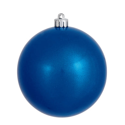 Vickerman 3" Blue Candy Ball Ornament 12 per Bag