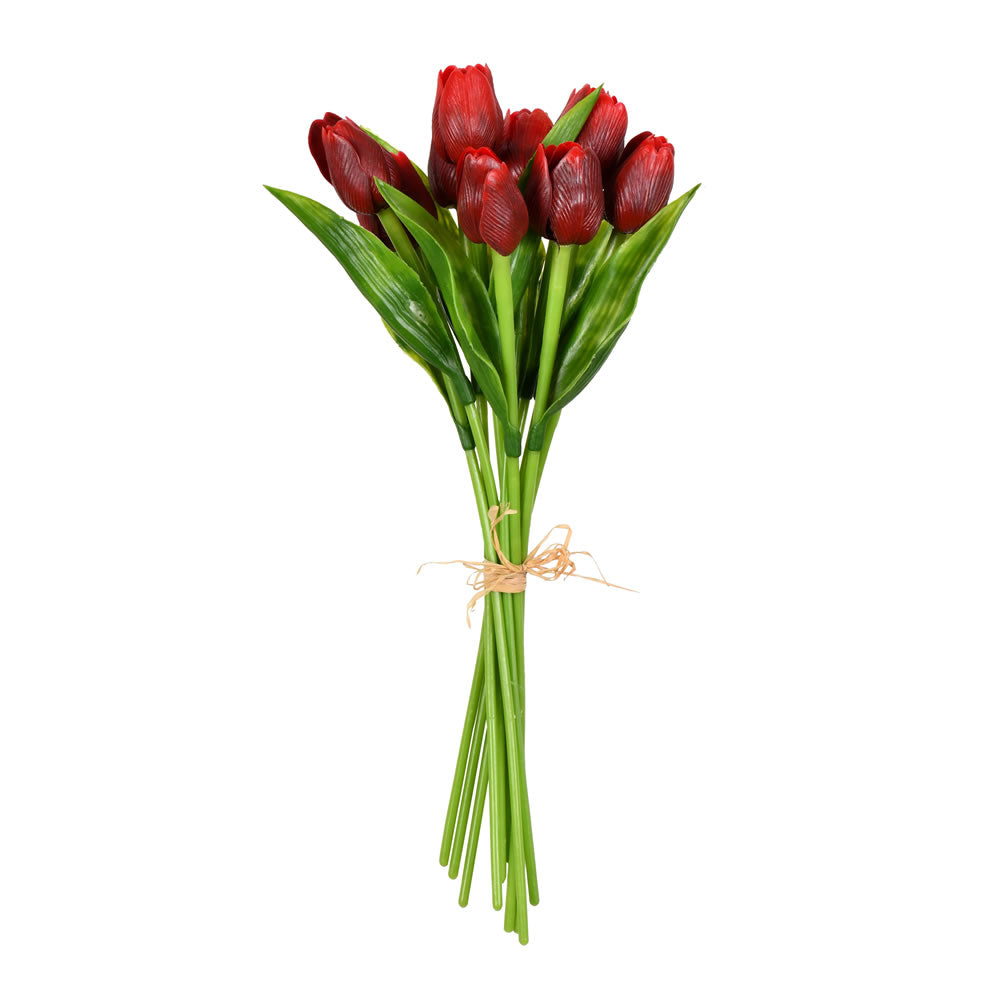 Vickerman 14" Artificial Red Tulip Bundle 2 per pack