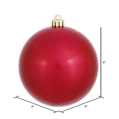 Vickerman 8" Wine Candy Ball Ornament
