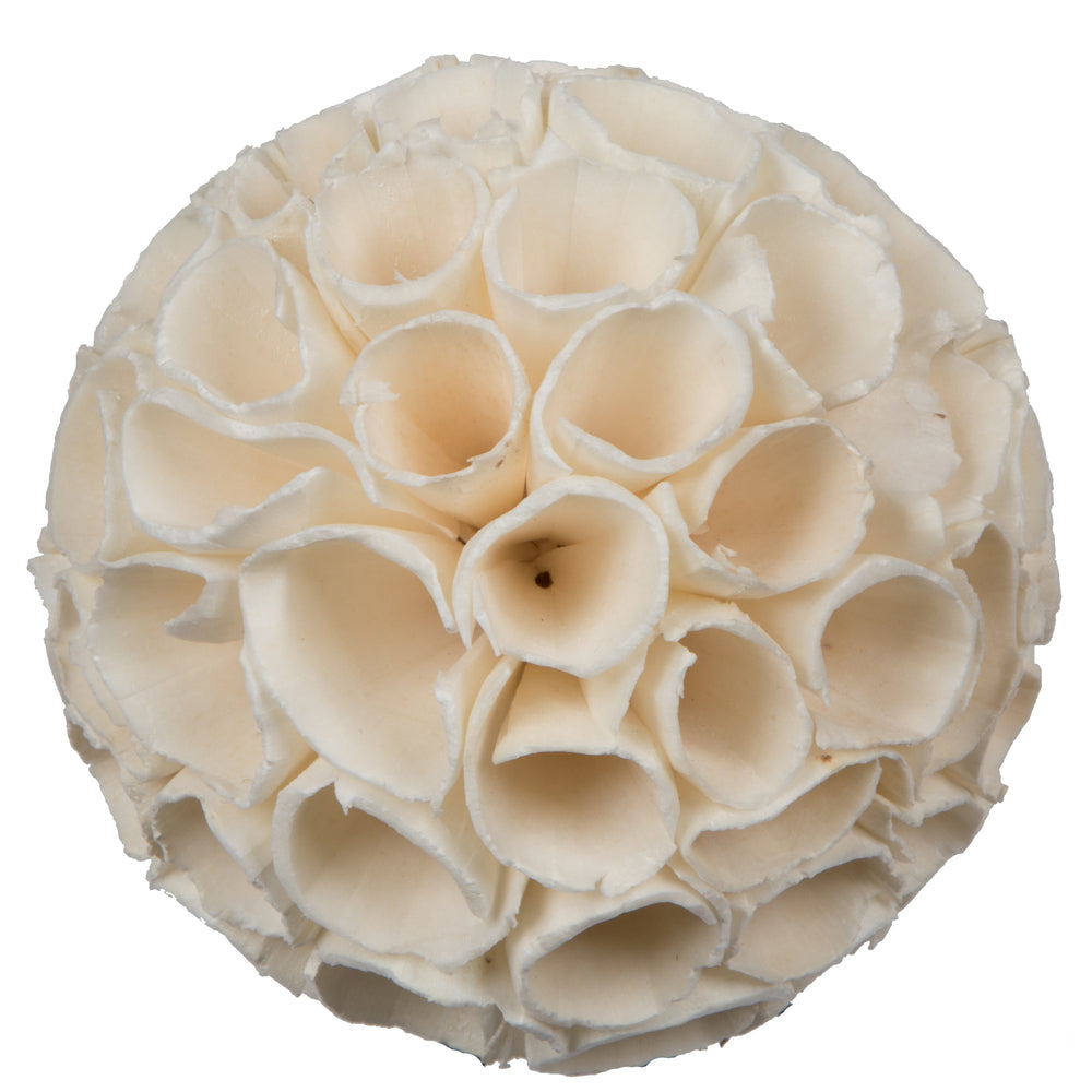 Vickerman Natural Botanicals 3.2" Sola Crape Ball. Includes 25 pieces per Pack.