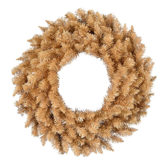 Vickerman 30" Gold Fir Artificial Christmas Wreath Unlit