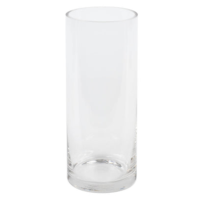 Vickerman 10" Clear Cylinder Glass Container. Includes two pieces per set.
