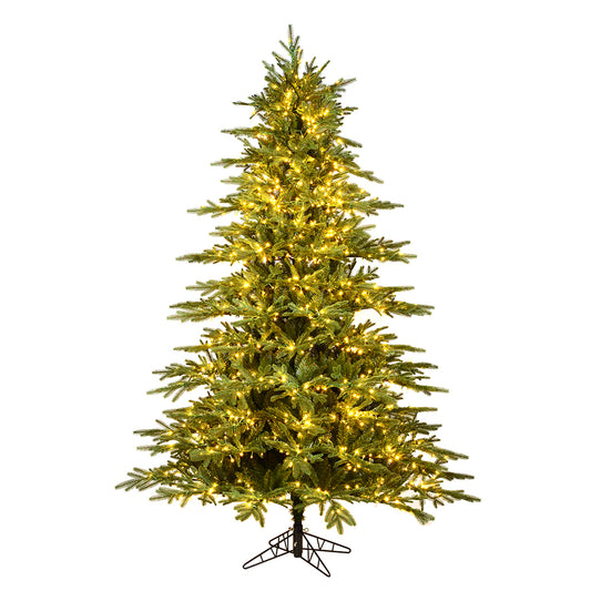 Vickerman 10' x 74" Kamas Fraser Fir Tree 2700 Warm White Low Voltage 3MM LED Lights.