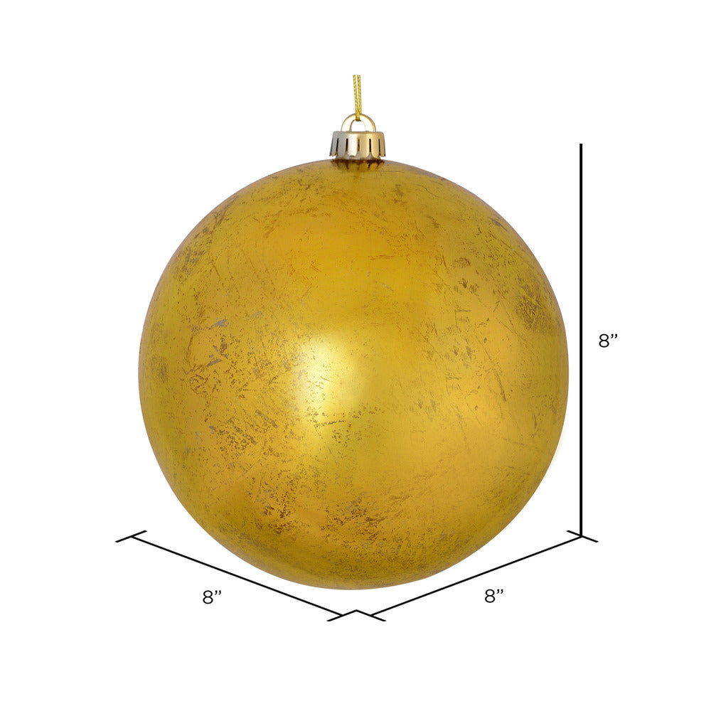 Vickerman 8" Gold Foil Ornament 2 per Bag