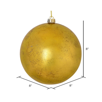 Vickerman 8" Gold Foil Ornament 2 per Bag